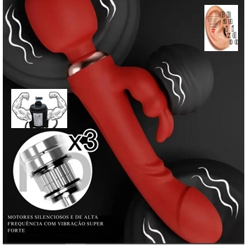 vibrador massageador rabbit varinha magica ponto g clitoris multi função sex shop exotic house em fortaleza
