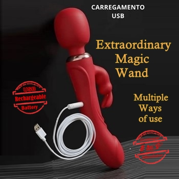 vibrador massageador rabbit varinha magica ponto g clitoris multi função sex shop exotic house em fortaleza
