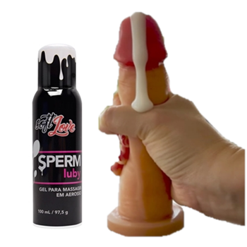 sperm lub soft love lubrificante aerosol esperma masculino sex shop exotic house em fortaleza