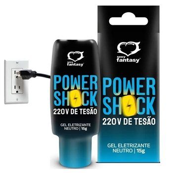 gel eletrizante power shock sexy fantasy vibrador liquido sex shop exotic house em fortaleza
