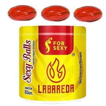 bolinhas de oleo explosiva beijável, excitante, lubrificante, hidratante six ball soft love sex shop exotic house em fortaleza