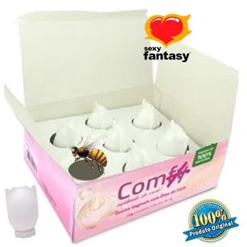 comfy ovulos vaginais lubrificante hidratante com oleo de coco sexy fantasy exotic house sex shop em fortaleza