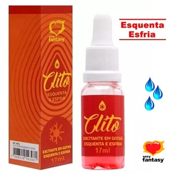 excitante em gotas clito sexy fantasy esquenta e esfria  sex shop exotic house em fortaleza
