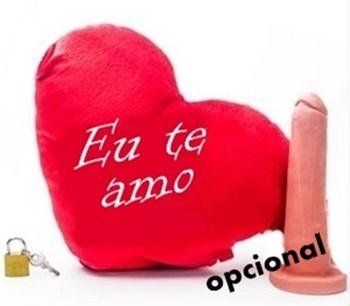 Coração de Pelúcia C/ Compartimento Secreto sex shop fortaleza