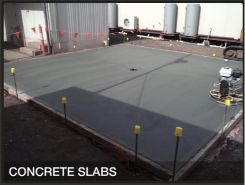 concrete slabs
