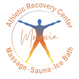 A logo for the athletic recovery center in monrovia