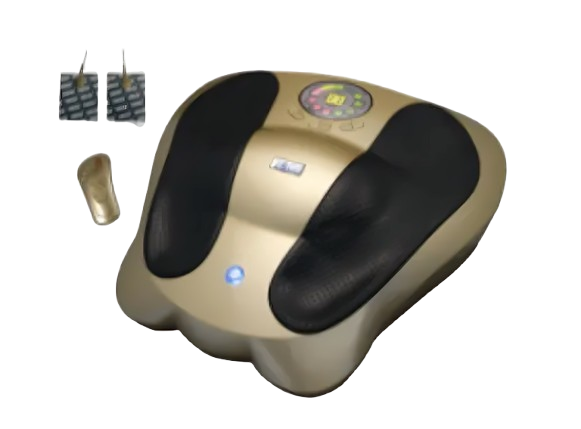 A foot massager with the number 15 on it