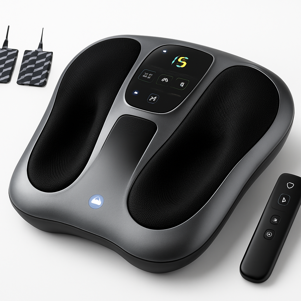 A foot massager with the number 15 on it
