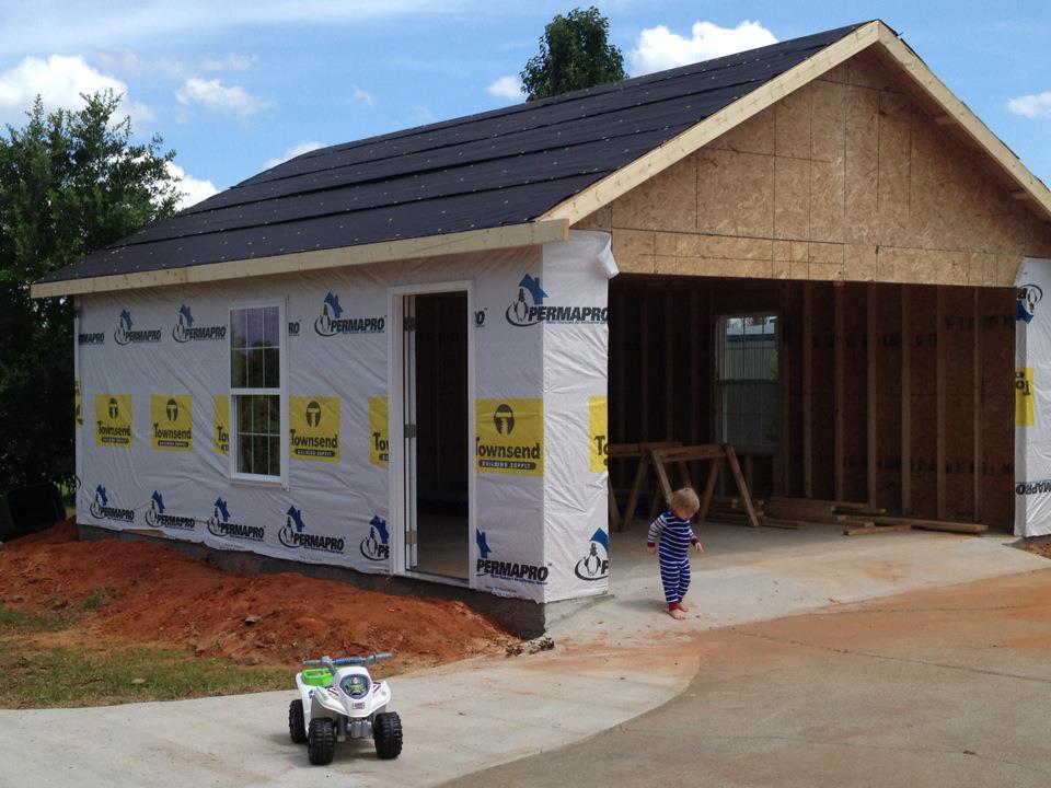 Under Construction House With Toddler - Newton, AL - Custom Roofing & Construction