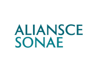 O logotipo da alliance sonae está em um fundo branco.