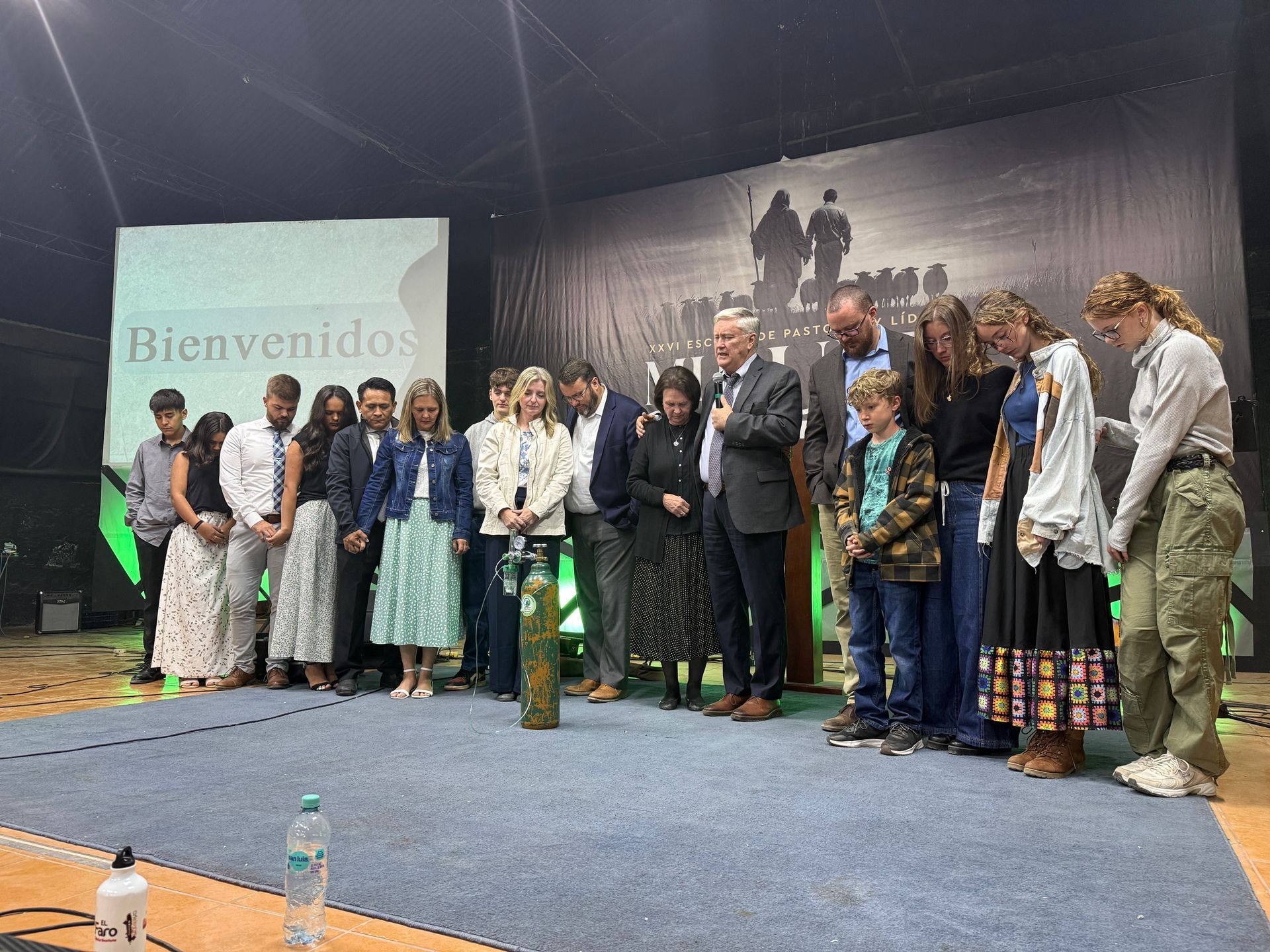 Austin Gardner and grandson