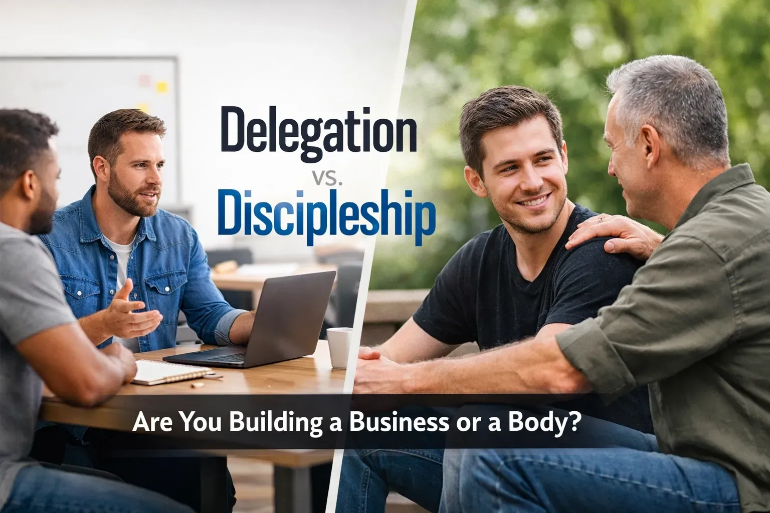 Austin Gardner trains young men