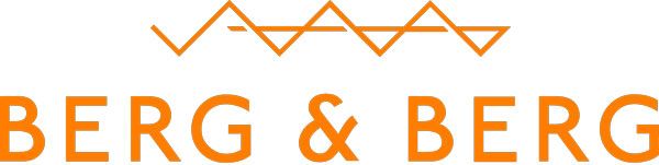 The logo for berg & berg is orange on a white background.