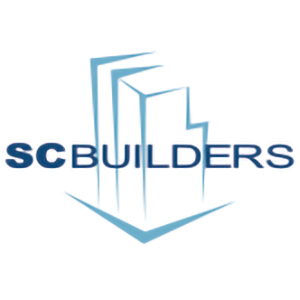 A logo for SC Builders is shown on a white background