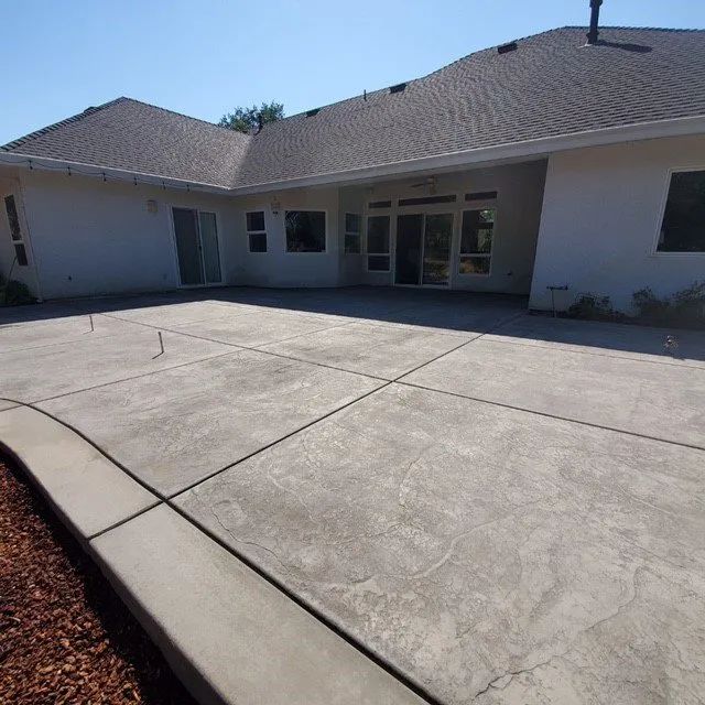 House with wide concrete path — Yuba City, CA — Superior Concrete Flatwork/HSCP