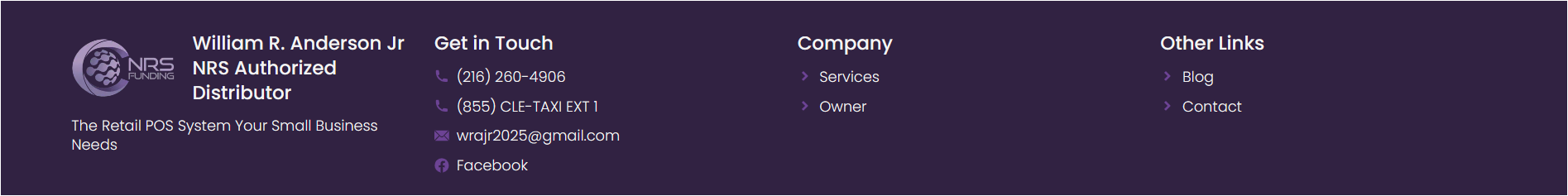 Dark purple graphic with white text, likely a document or form. A symbol is in the top left corner.