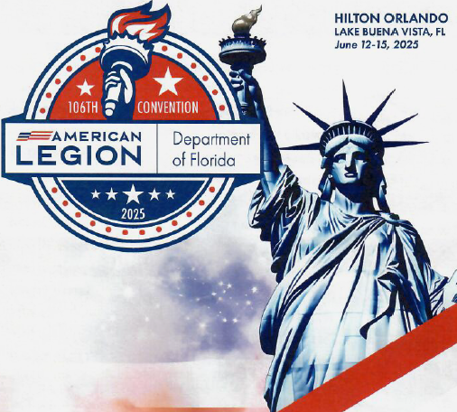 A poster for the 106th annual dept of Florida convention