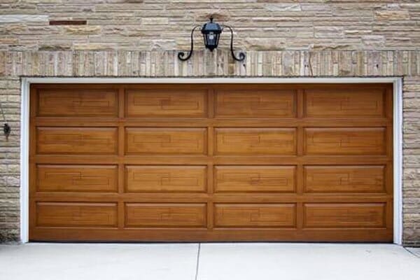 Residential Garage Door Repair — New Wooden Garage Door in Lomita, CA