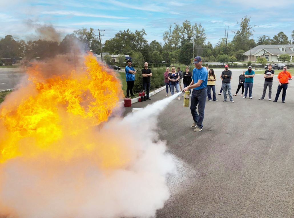 Suppression Systems — Fire Fighting Demonstration in Toledo, OH Suppression Systems — Fire Fighting Demonstration in Toledo, OH