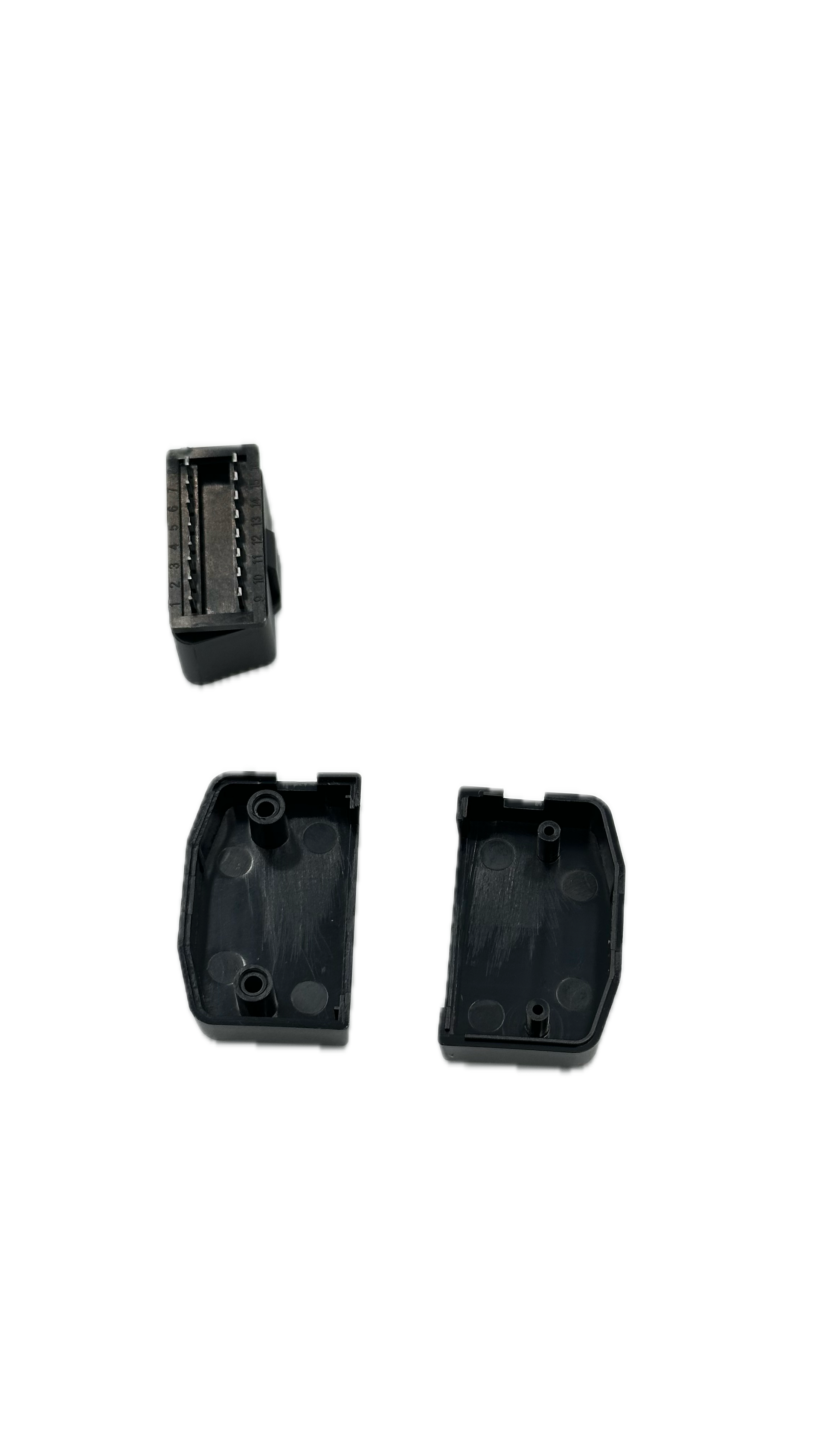 Conector de Ângulo Reto 90º OBD2 (12V)