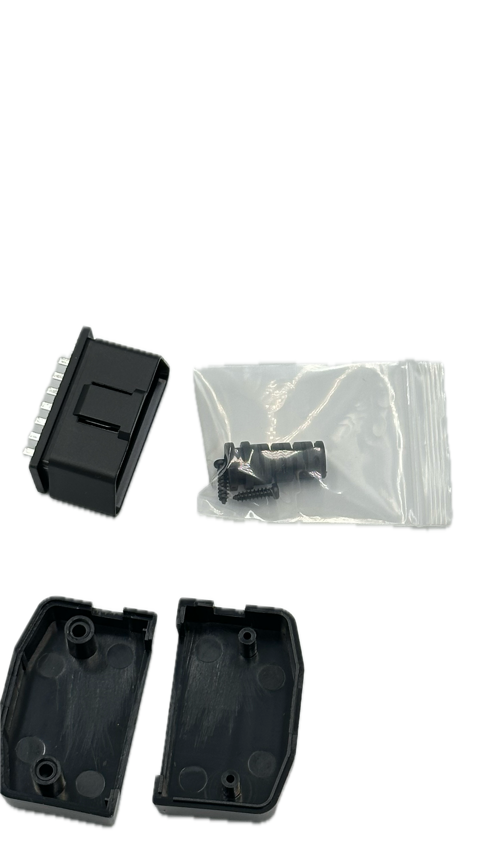 Conector de Ângulo Reto 90º OBD2 (12V)