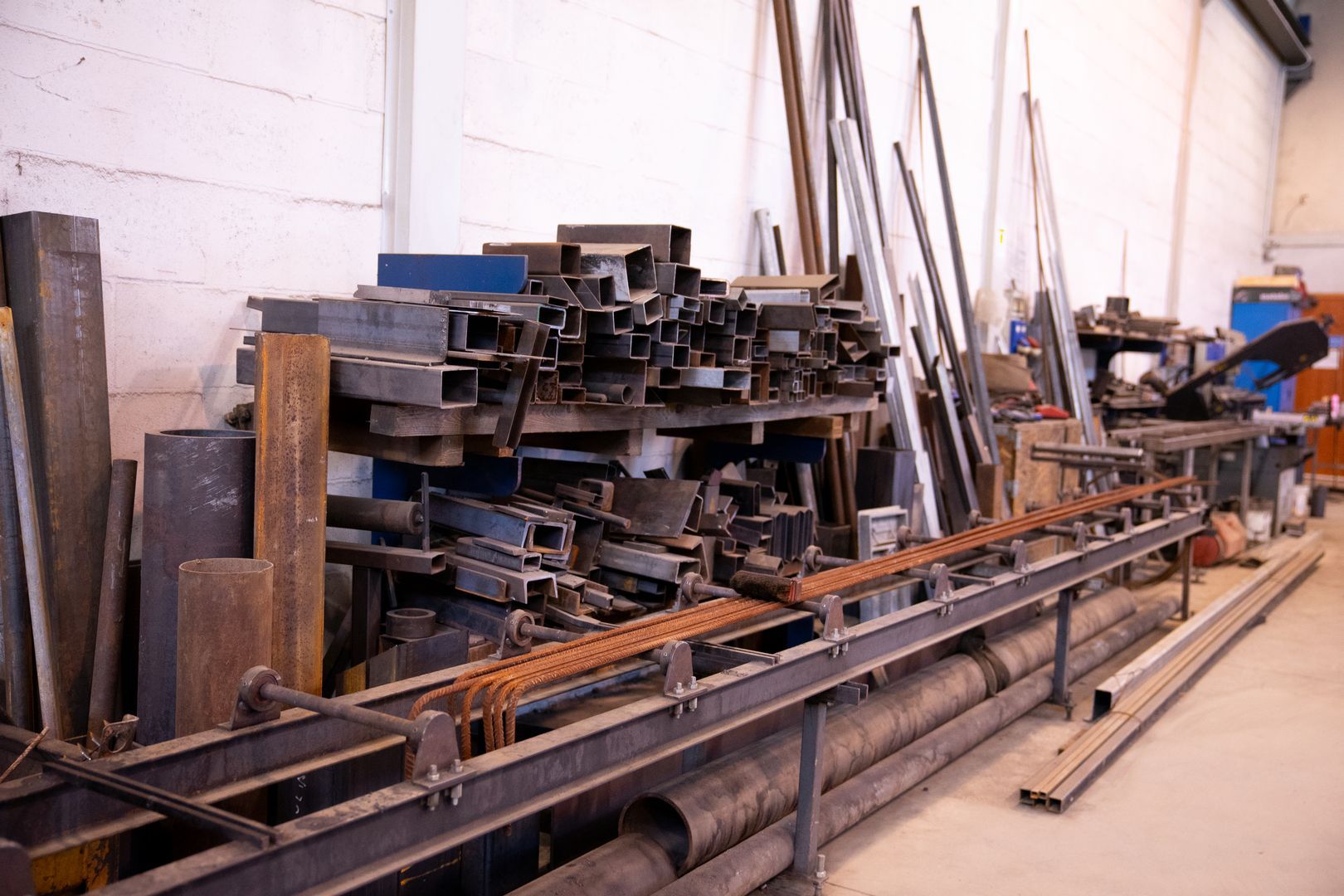 Strutture in metallo realizzate dall'azienda C.M.A. Giuliano.