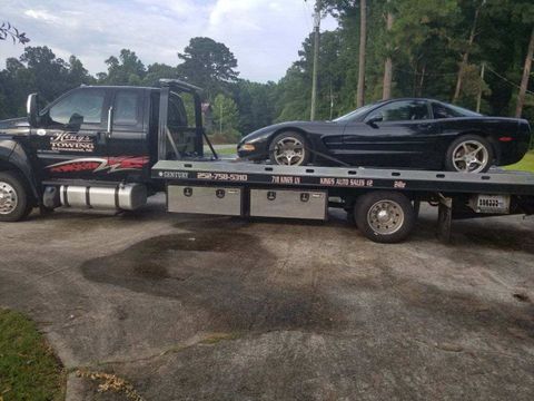 Tow Company — Black Car Towed in Greenville, NC