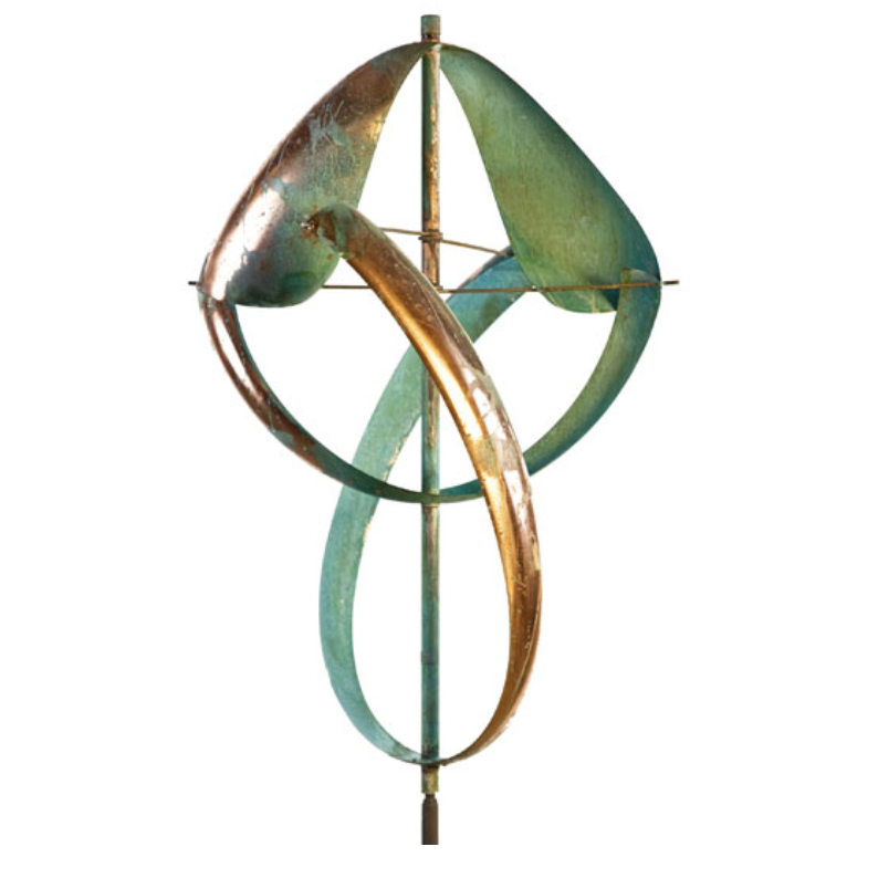 copper wind sculpture-schooner-lyman whitaker