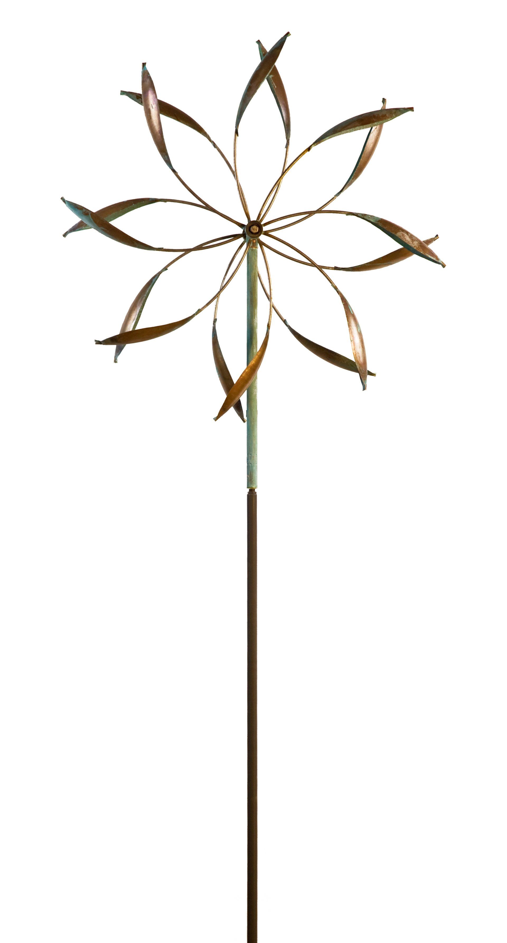 whirligig - copper pinwheel - double spinner - lyman whitaker