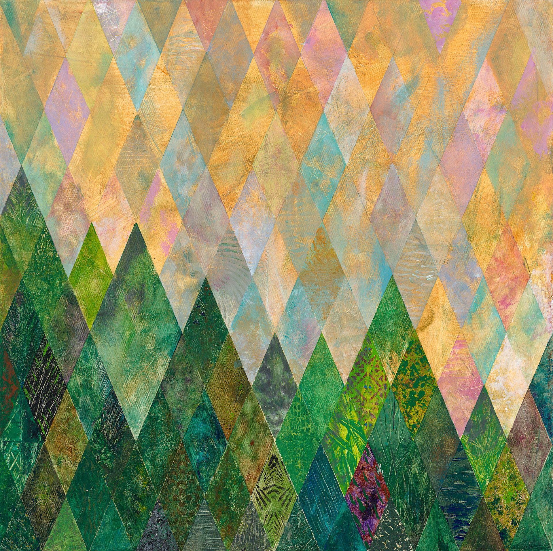 Miller Herritage mixed media landscapes