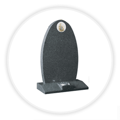 oval shape gravestone