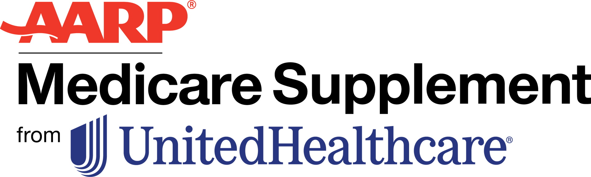The logo for united healthcare is blue and white