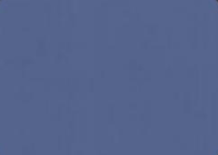 Solid blue background.