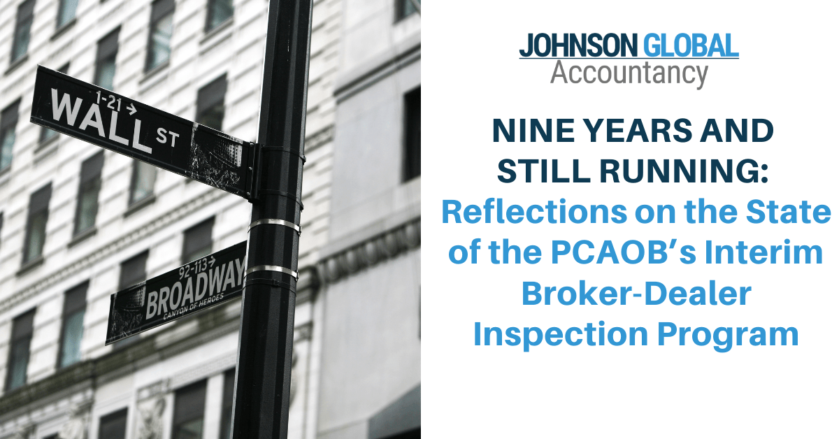 Nine Years and Still Running: Reflections on the State of the PCAOB’s ...