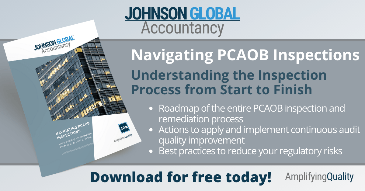 JGA Navigating PCAOB Inspections