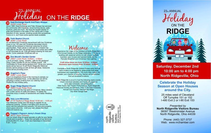 A brochure for the annual holiday on the ridge