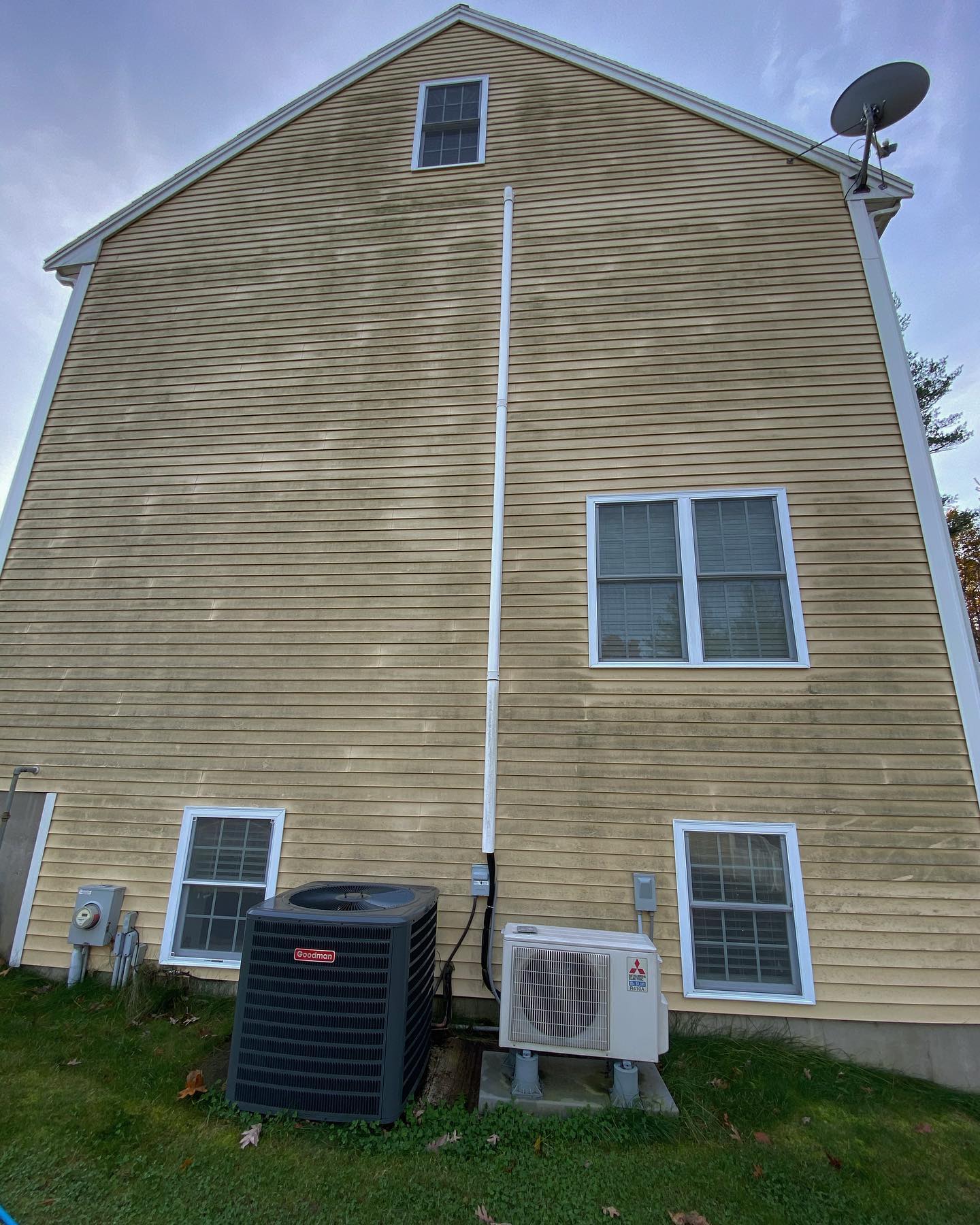 House Exterior Before — Brockton, MA — Bay State Soft Wash