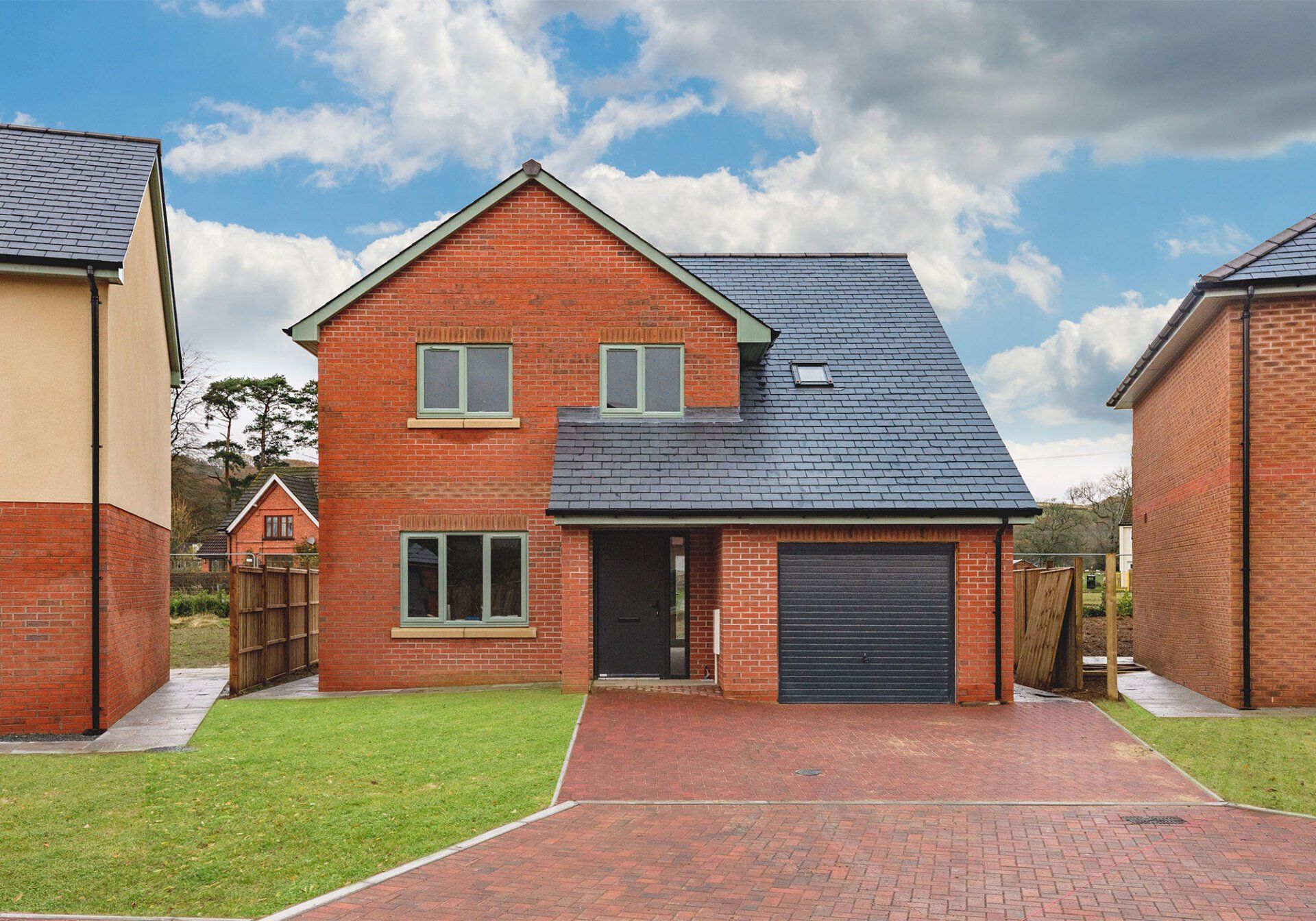Llandovery (plot 2), a three-bed detached property with integral garage.