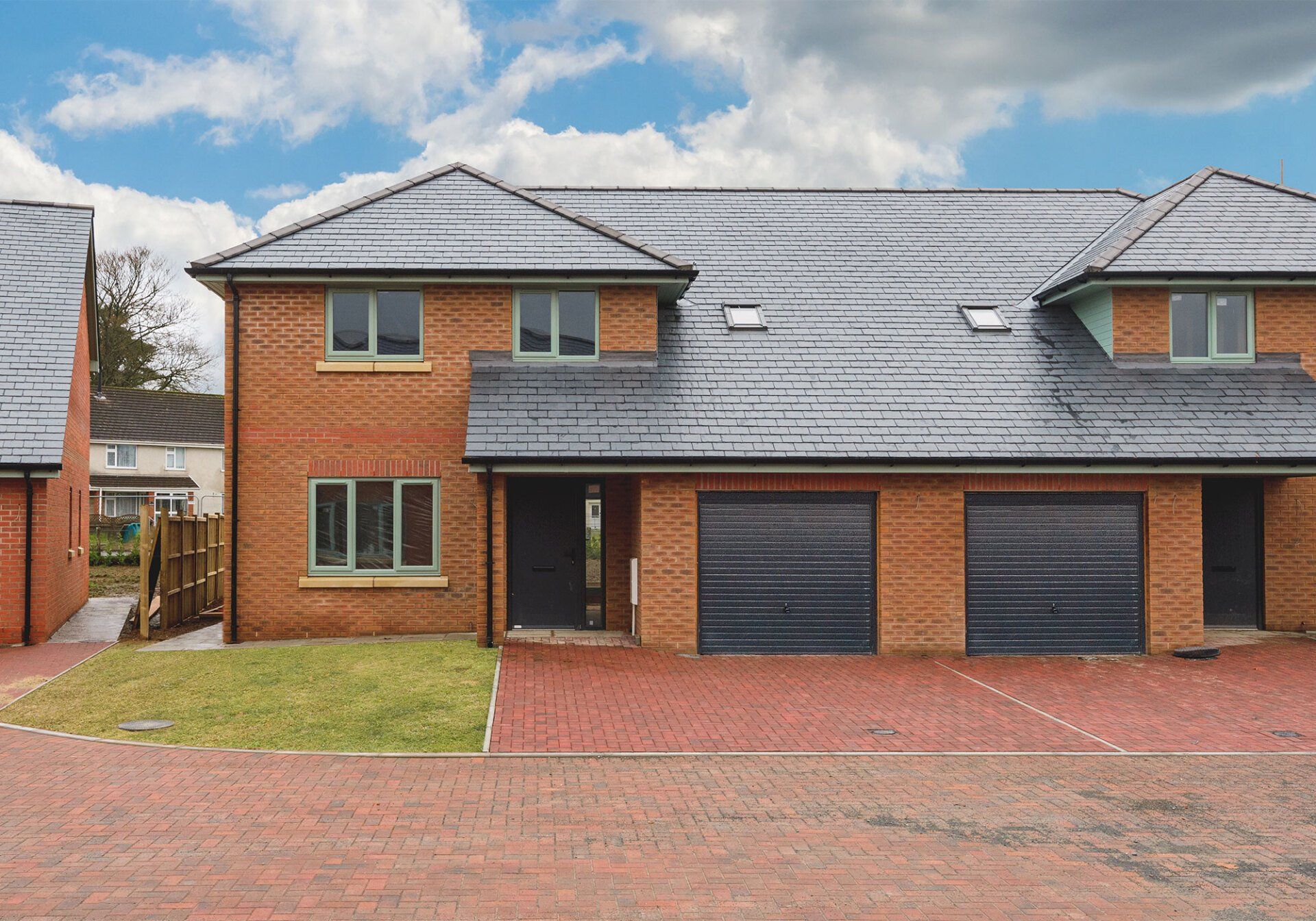 Montgomery is a 3-bed semi-detached property with integrated garage.