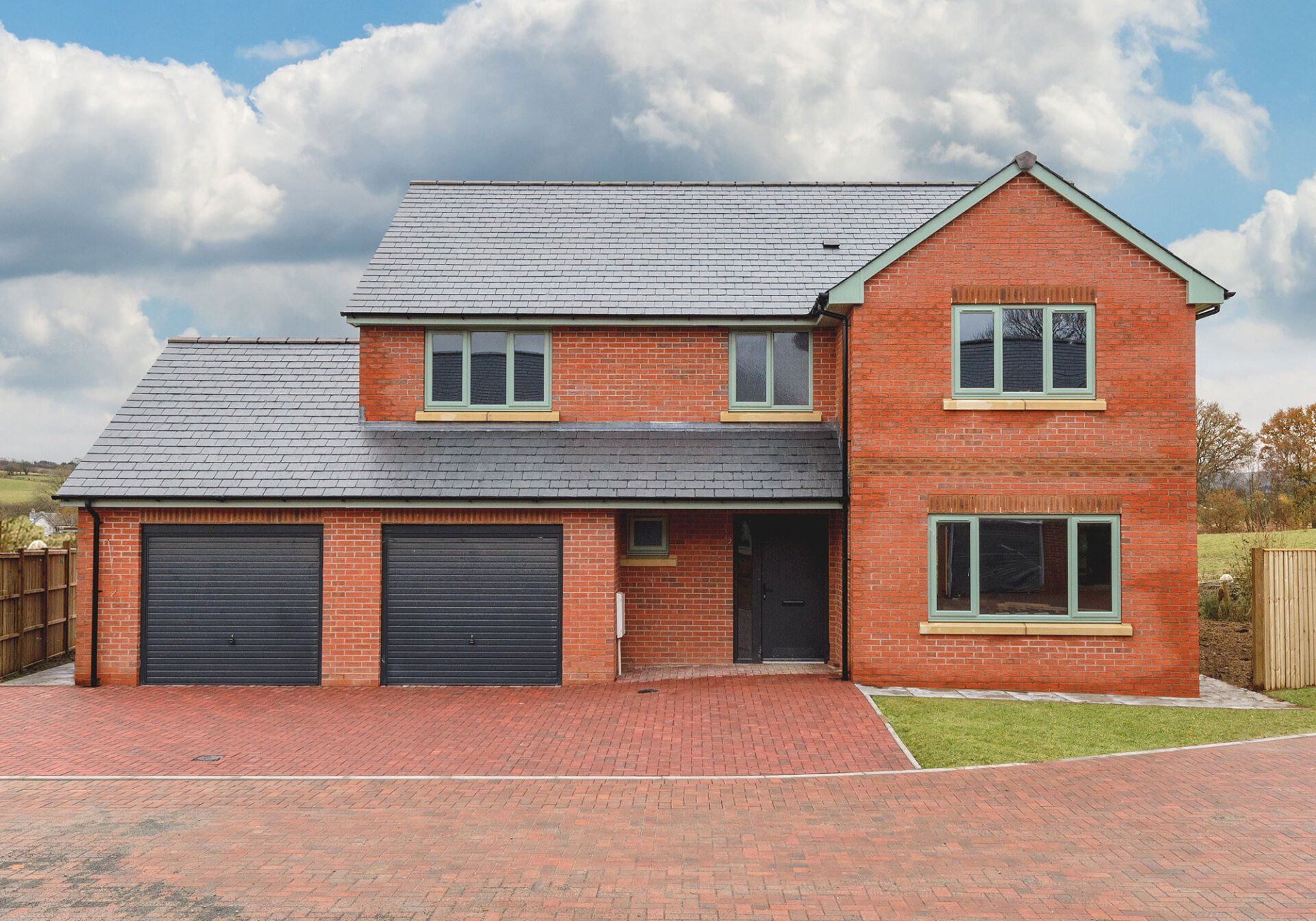 Powis (plot 6 shown) is a 4-bed detached property with integrated double garage.