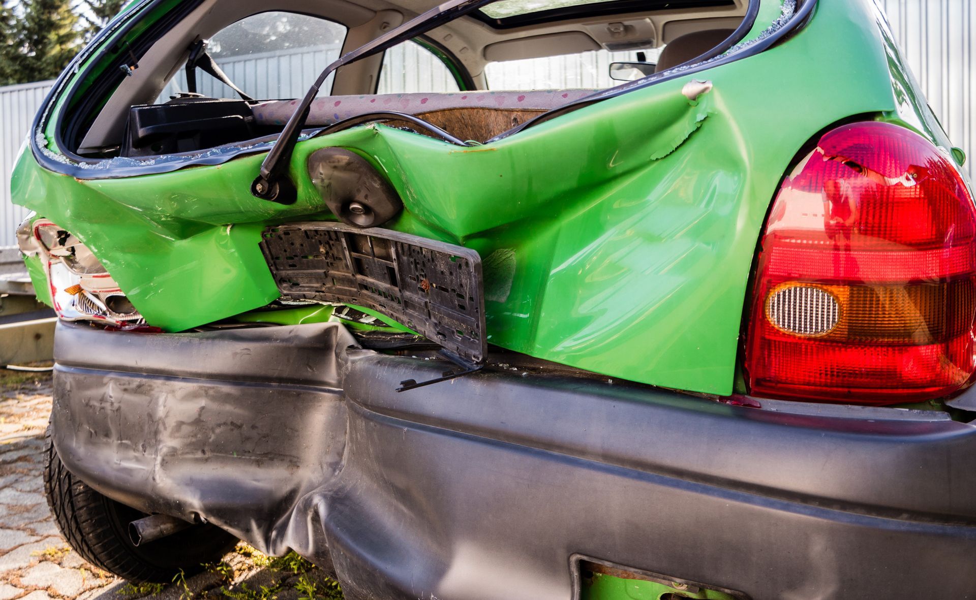 Salvage car rear – Harvey, IL - Cash 4 Junk Scrap Cars