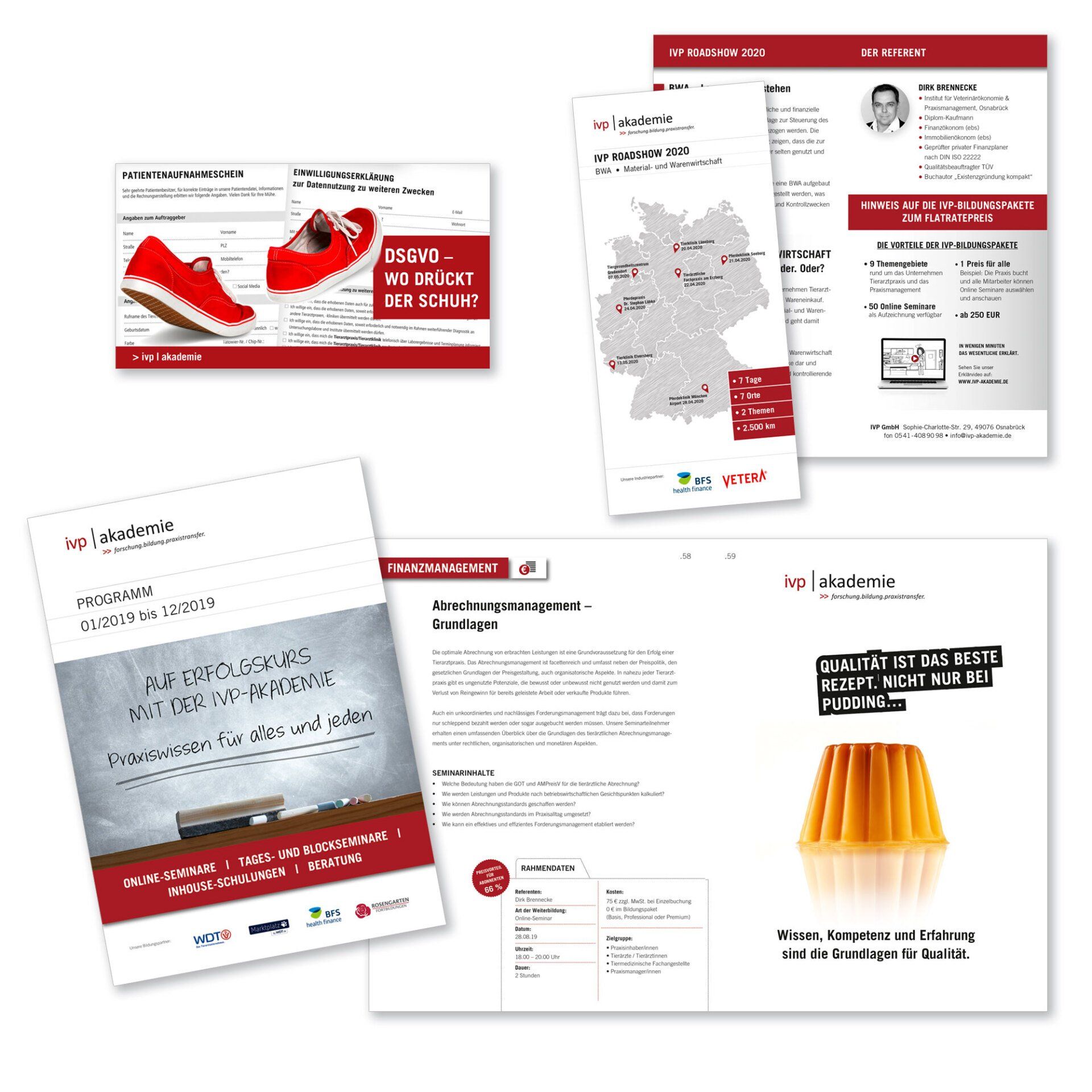 Akademie Broschüre Weiterbildung Anzeige