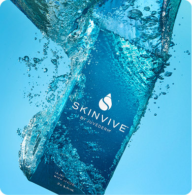 Woman's face with wrinkles around the eye being injected with a syringe.