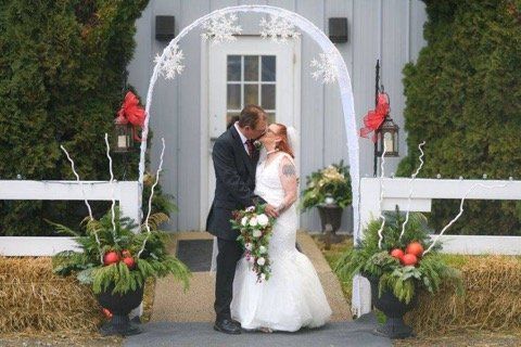 Christmas Wedding Photos