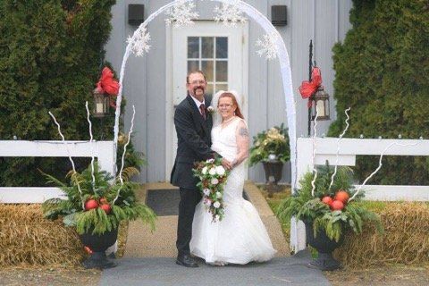 Christmas Wedding Photos