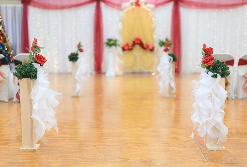 Christmas Wedding Photos