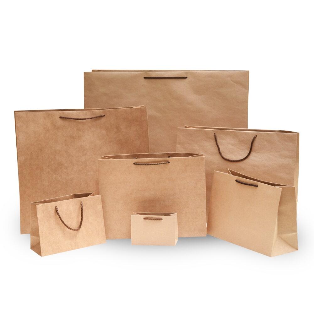 EL CENTRO BOLSERO S.A - bolsas de papel con asas de macramé amplias