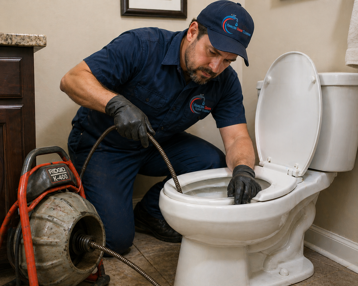 clogged toilet repair