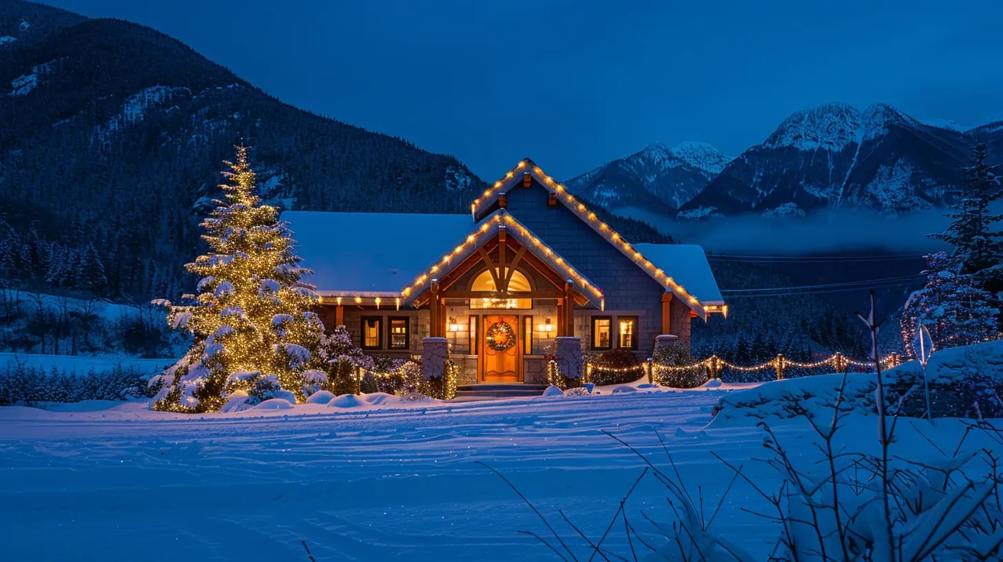 Safety is our top priority during every Christmas and holiday lighting in Coquitlam BC installation. We use proper equipment for homes in Ranch Park and Burke Mountain. Keywords: safety first, insured installers, professional techniques.