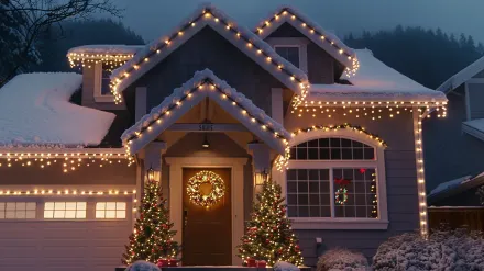This commercial Coquitlam landscape lighting project illuminates a business in Coquitlam Centre. Our landscape lighting Coquitlam service includes security and parking lot lights near Town Centre Park. Keywords: commercial lighting, security lights, strata lighting.
